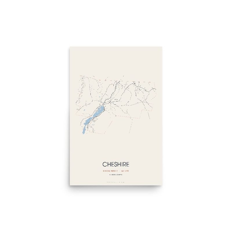 Cheshire Street Map Poster · Linen