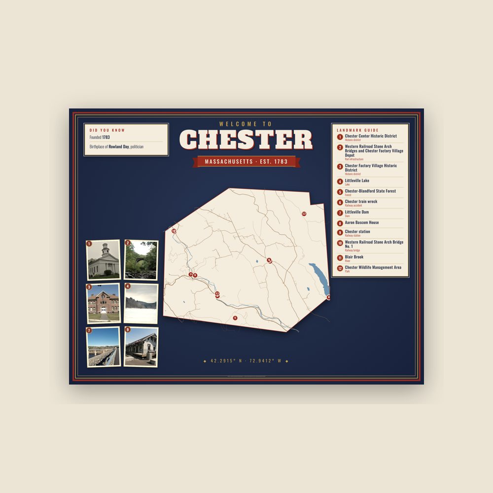 Chester Map Placemat
