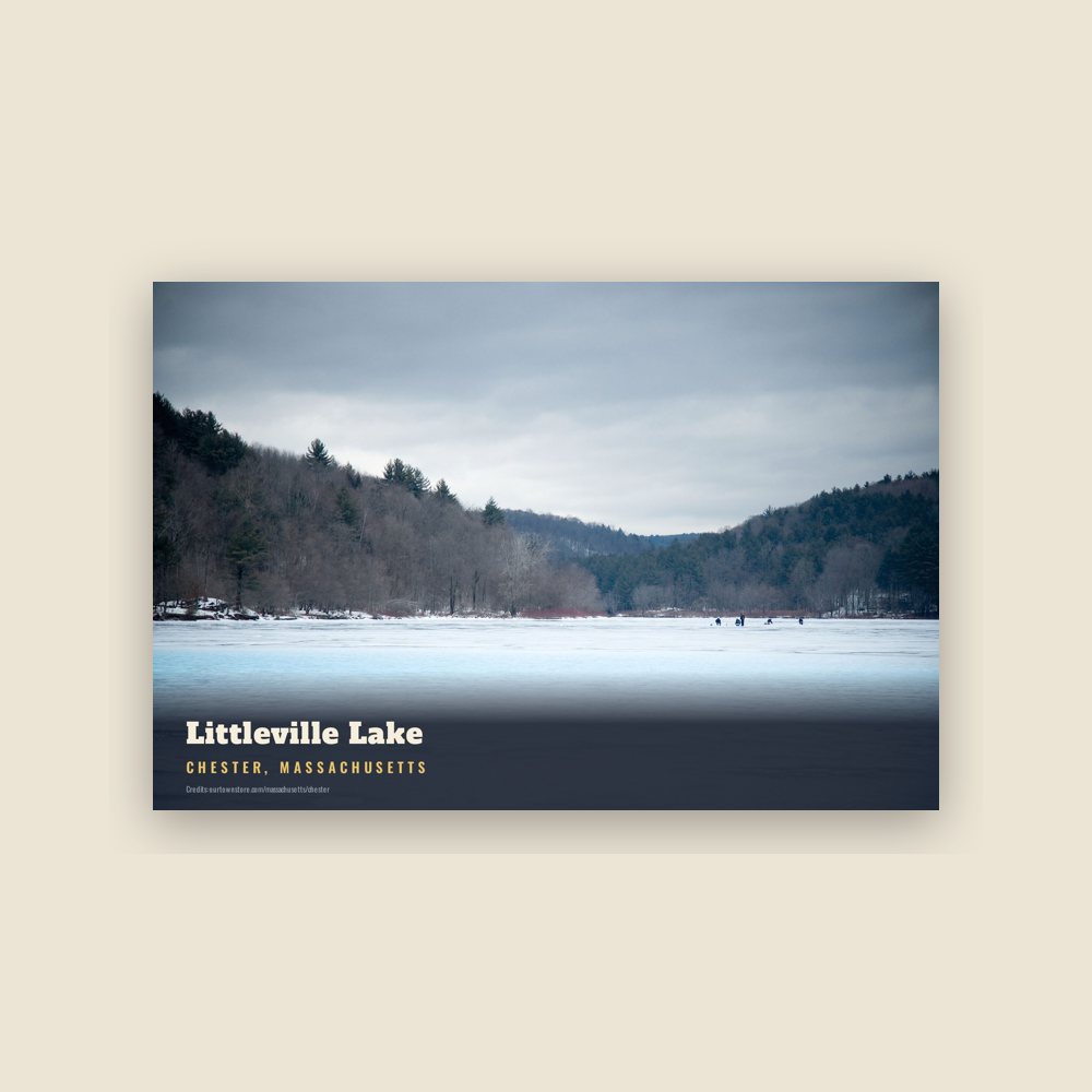 Chester Littleville Lake Postcard