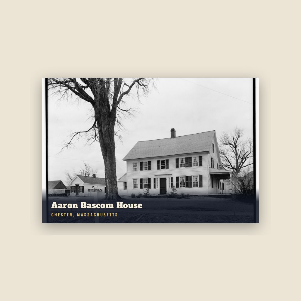 Chester Aaron Bascom House Postcard