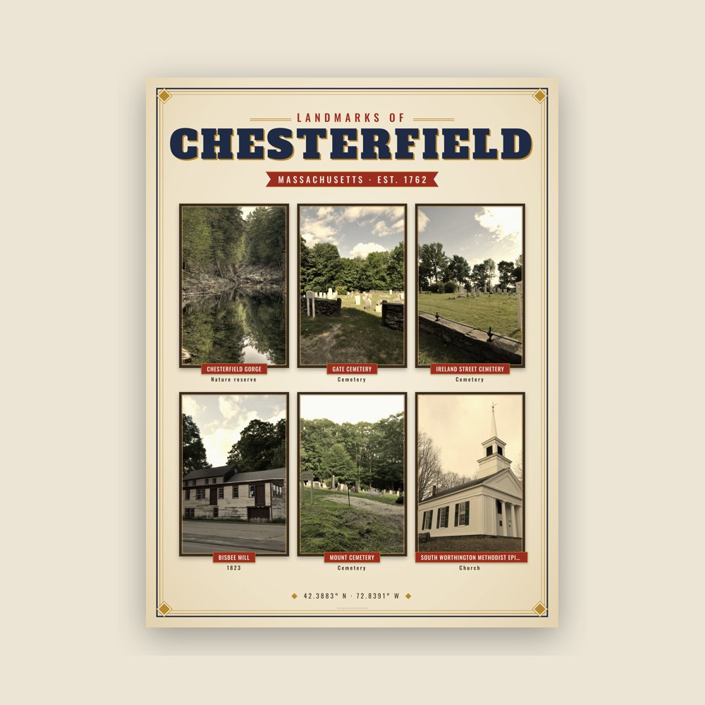 Chesterfield Landmarks Photo Poster