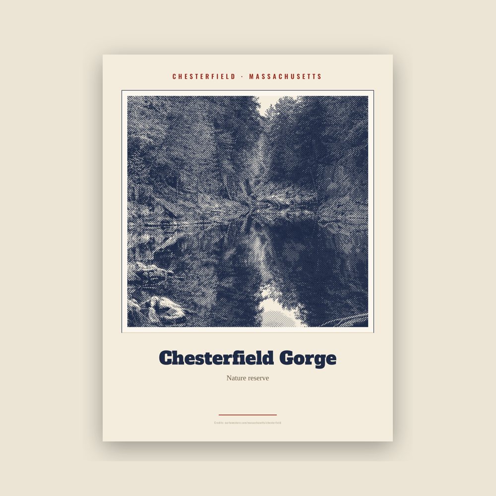 Chesterfield Chesterfield Gorge Landmark Print