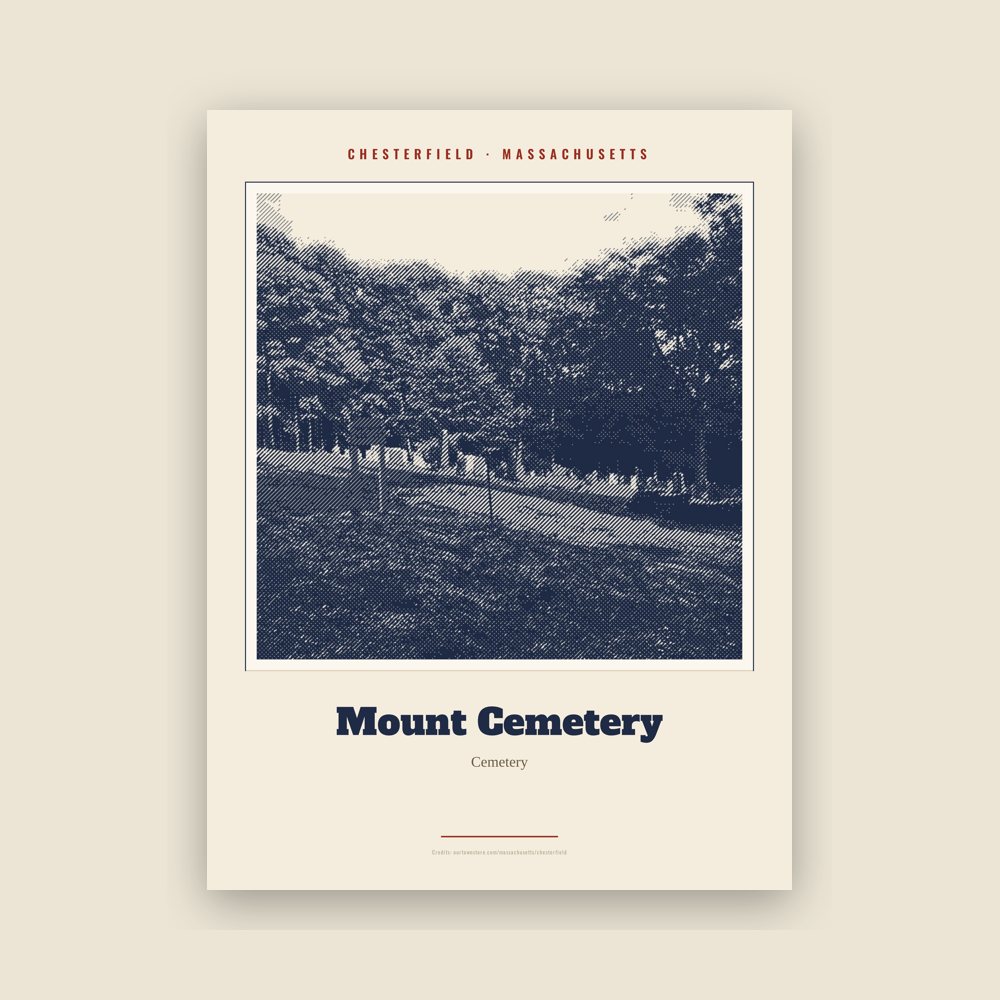 Chesterfield Mount Cemetery Landmark Print