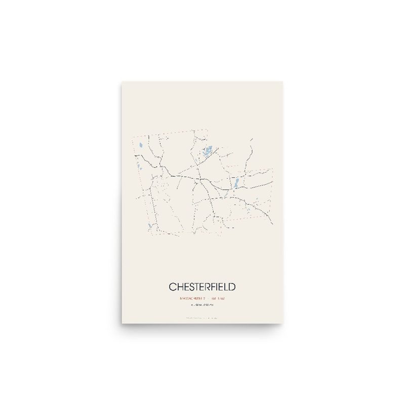 Chesterfield Street Map Poster · Linen