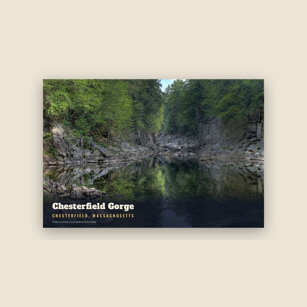 Chesterfield Chesterfield Gorge Postcard