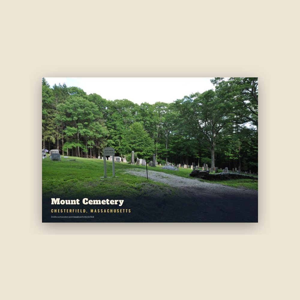 Chesterfield Mount Cemetery Postcard