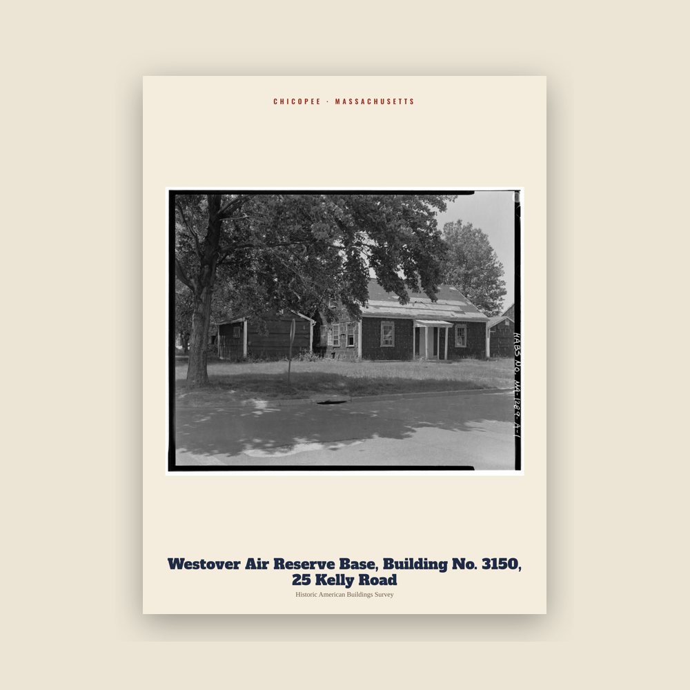 Chicopee Westover Air Reserve Base, Building No. 3150, 25 Kelly Road Archive Print