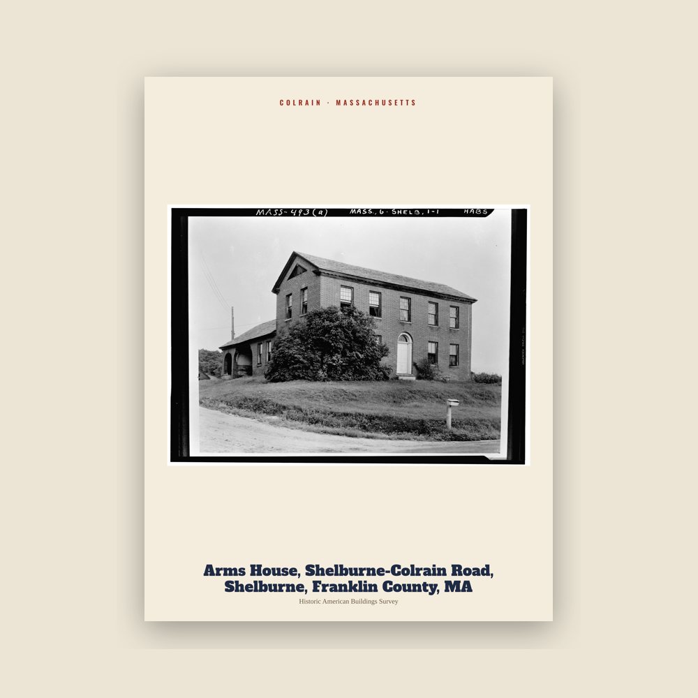 Colrain Arms House, Shelburne-Colrain Road, Shelburne, Franklin County, MA Archive Print