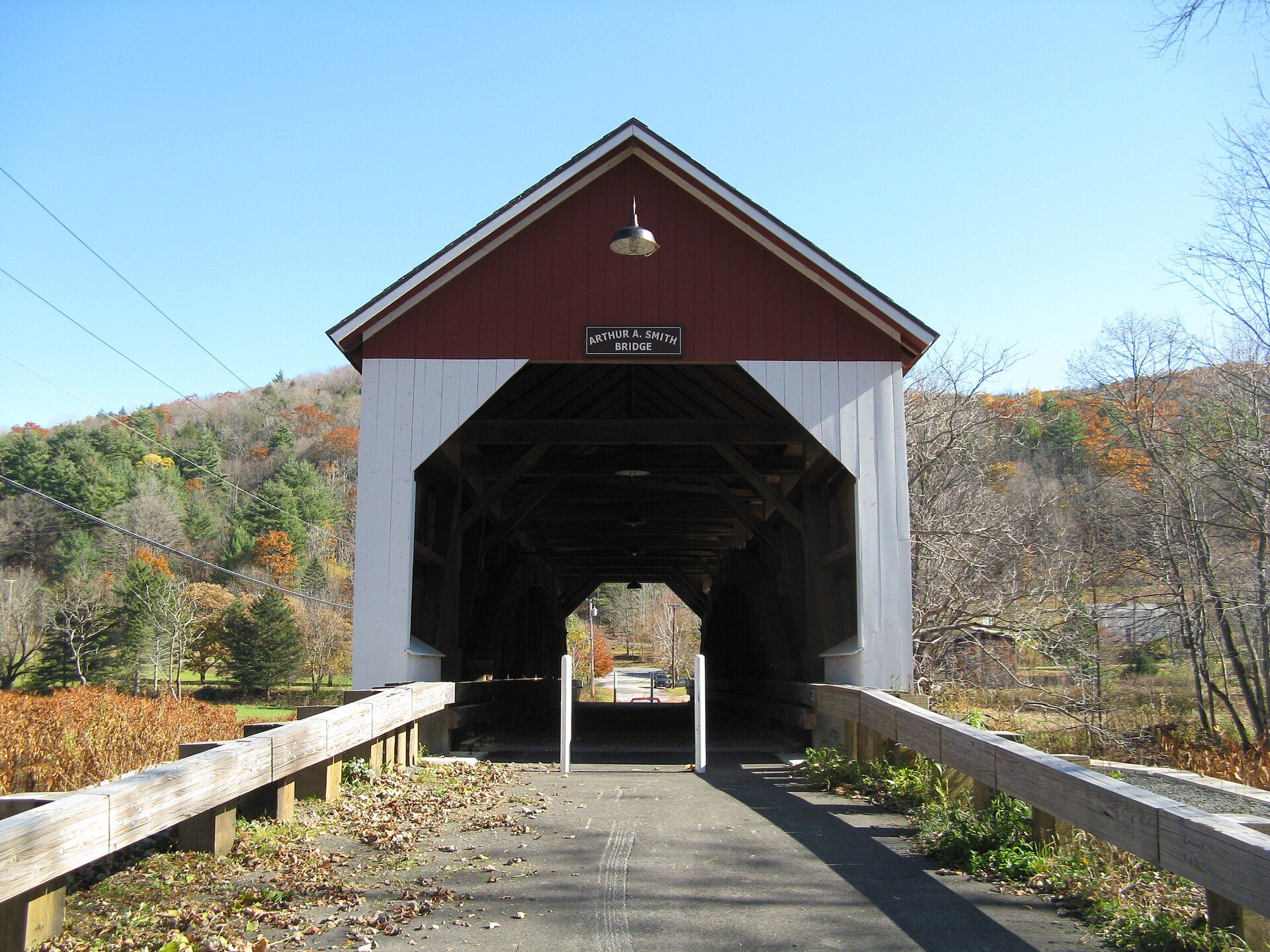 Arthur A. Smith Covered Bridge, Colrain, Massachusetts
