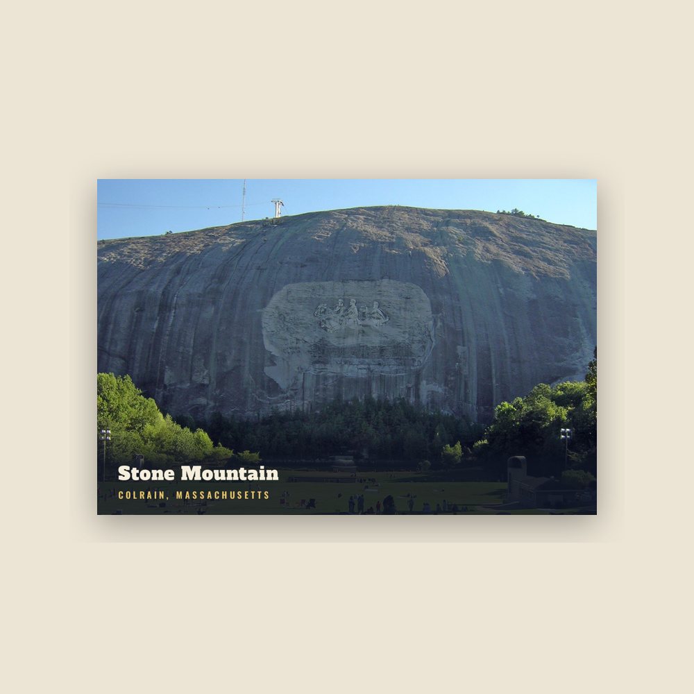 Colrain Stone Mountain Postcard