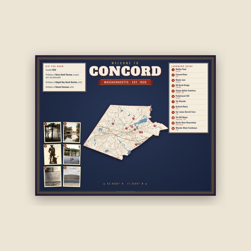 Concord Map Placemat