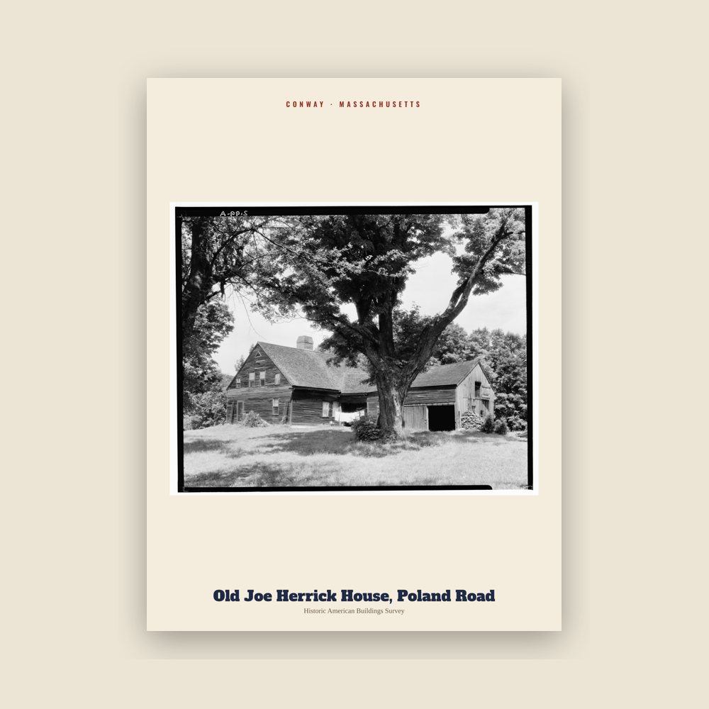 Conway Old Joe Herrick House, Poland Road Archive Print