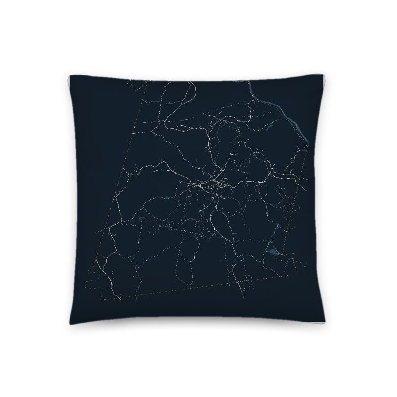 Conway Map Throw Pillow