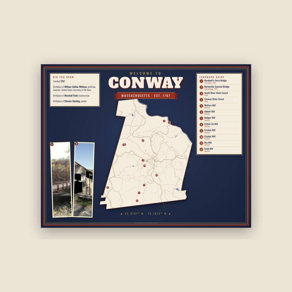 Conway Map Placemat
