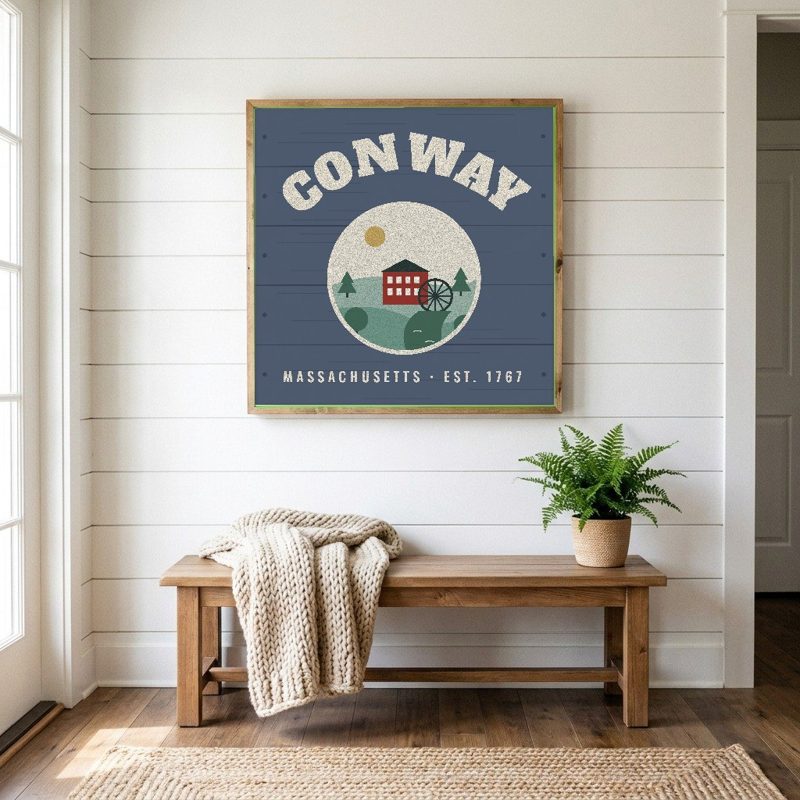 Conway Hometown Wood Sign