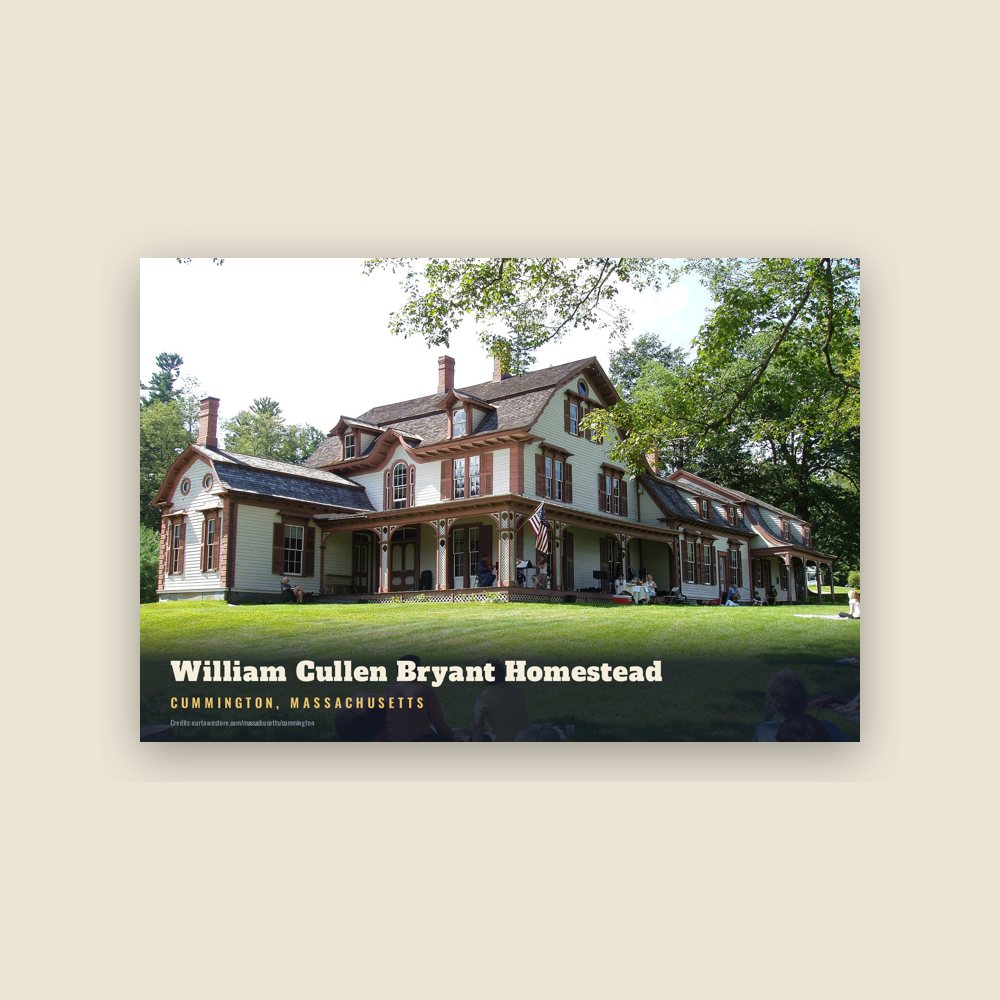 Cummington William Cullen Bryant Homestead Postcard