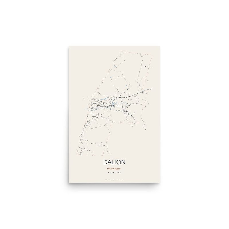 Dalton Street Map Poster · Linen