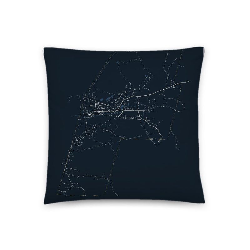 Dalton Map Throw Pillow