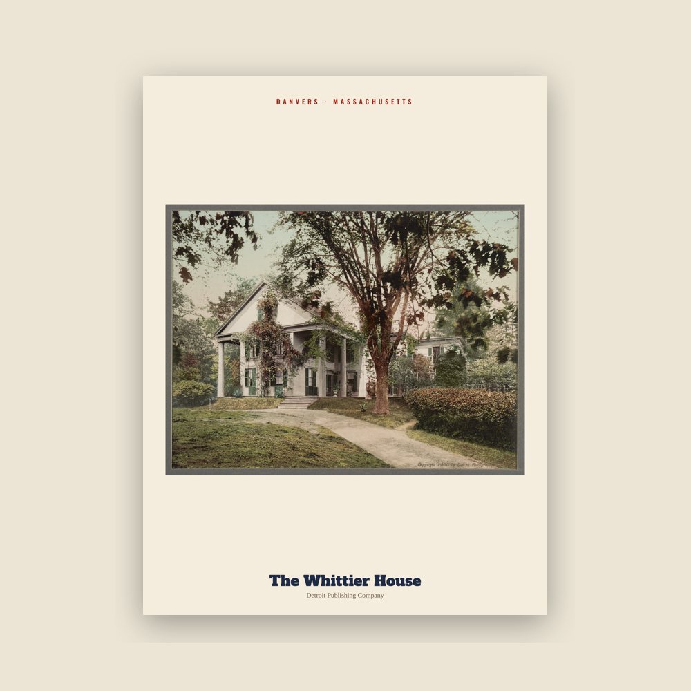 Danvers The Whittier House Archive Print