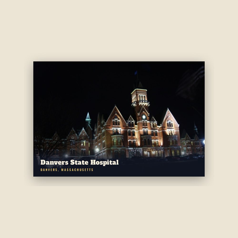 Danvers Danvers State Hospital Postcard