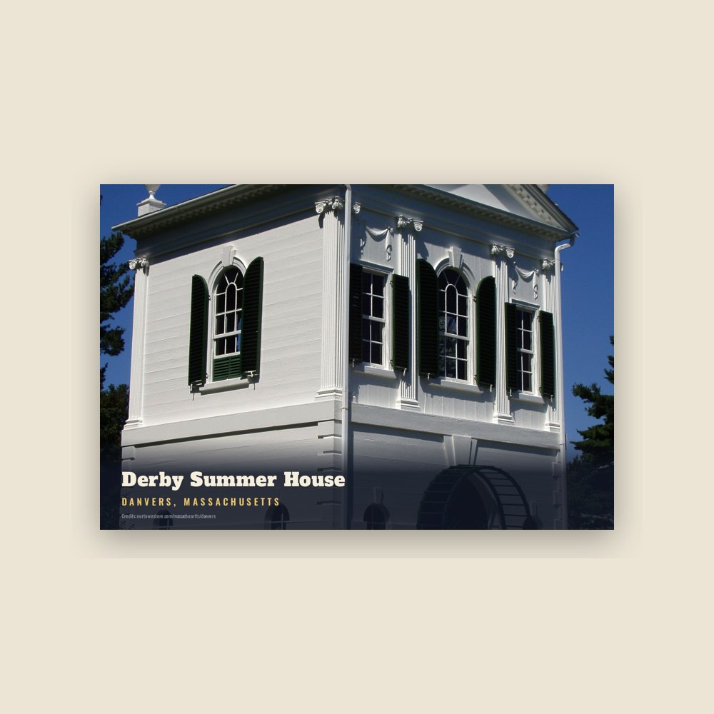 Danvers Derby Summer House Postcard