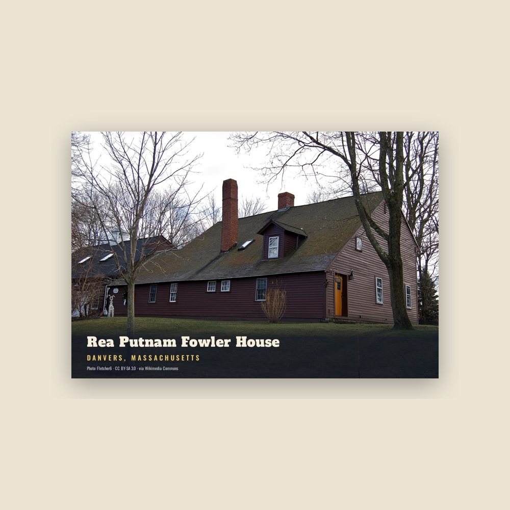 Danvers Rea Putnam Fowler House Postcard