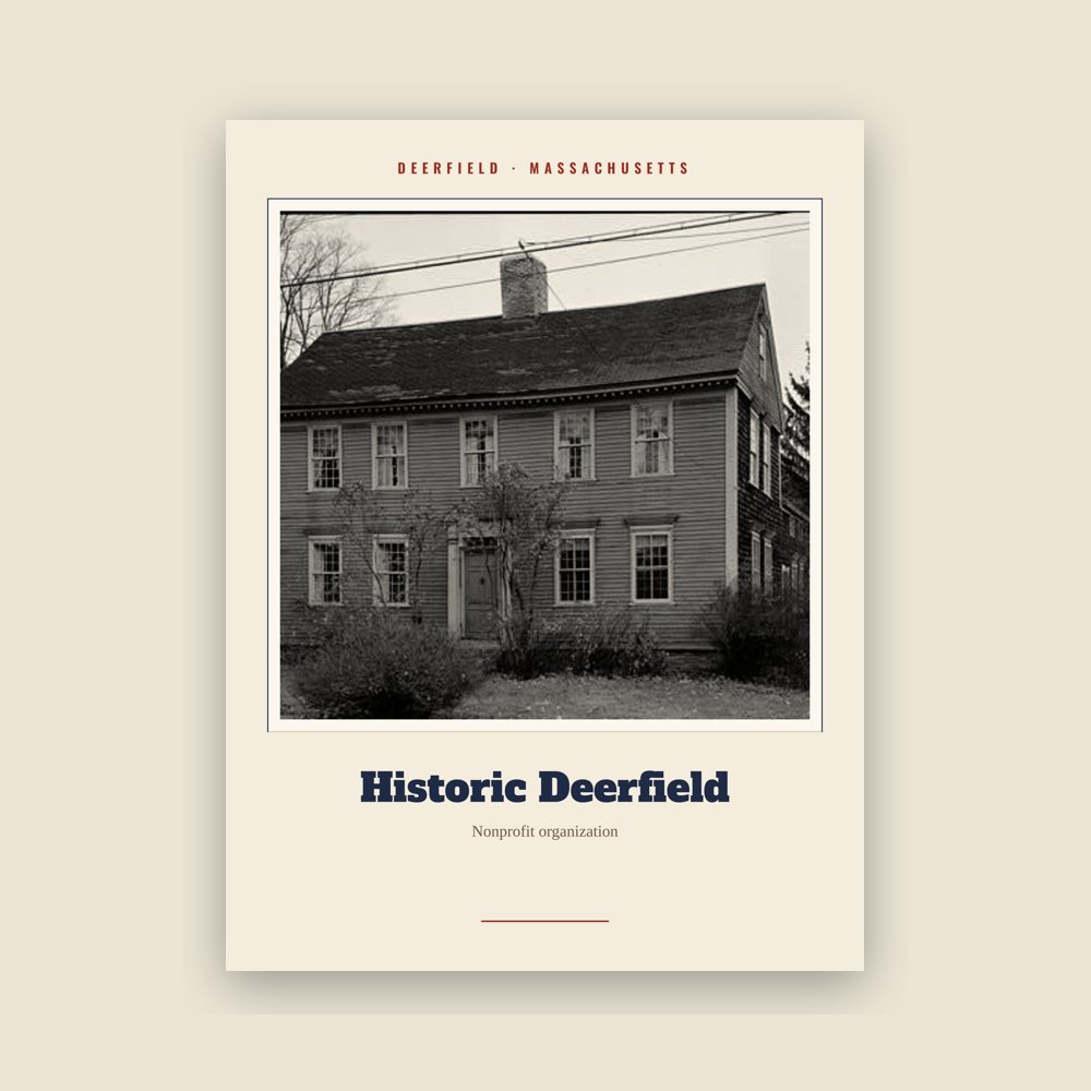 Deerfield Historic Deerfield Landmark Print