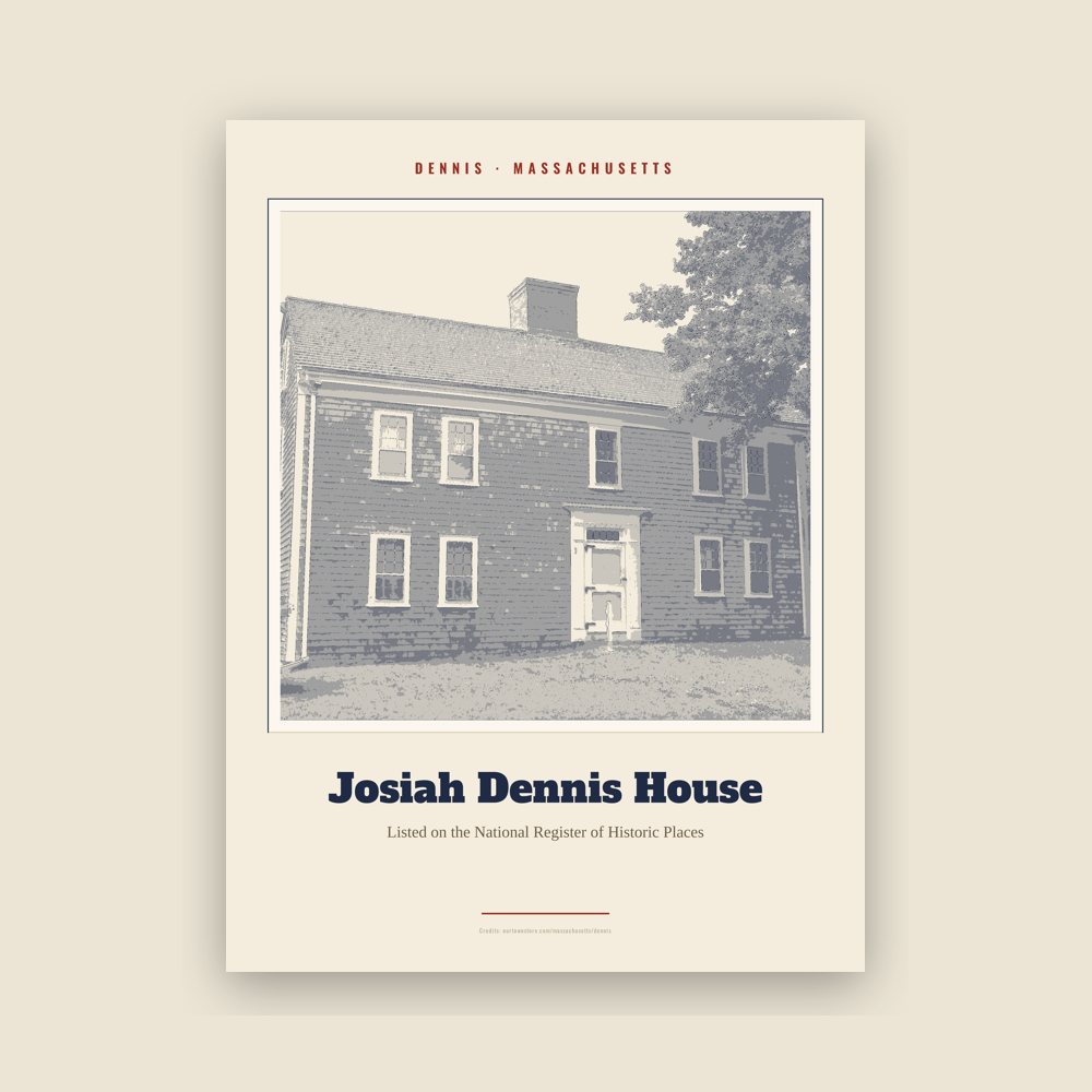 Dennis Josiah Dennis House Landmark Print