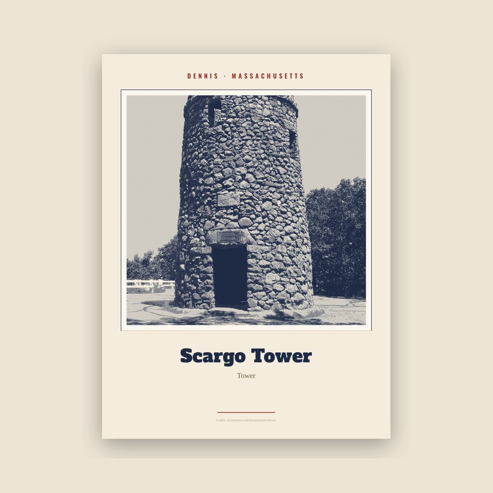 Dennis Scargo Tower Landmark Print