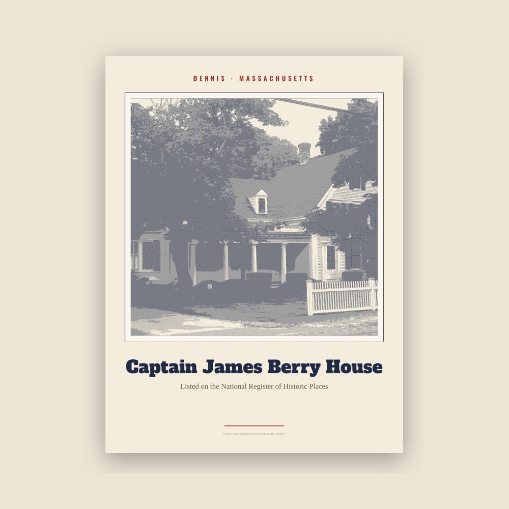 Dennis Captain James Berry House Landmark Print