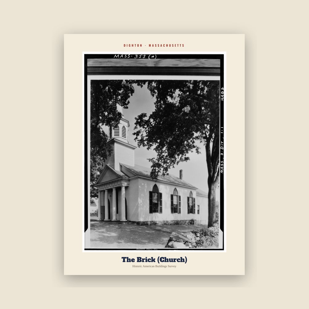 Dighton The Brick (Church) Archive Print