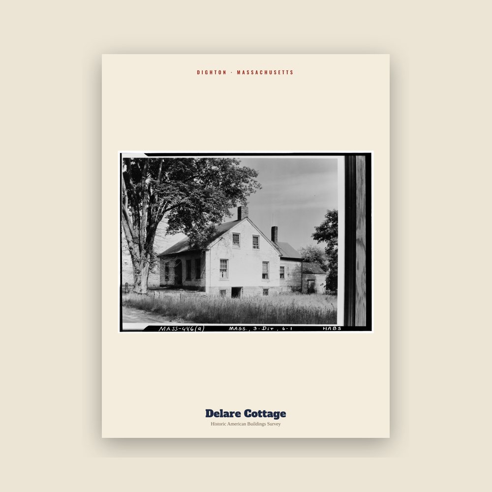 Dighton Delare Cottage Archive Print