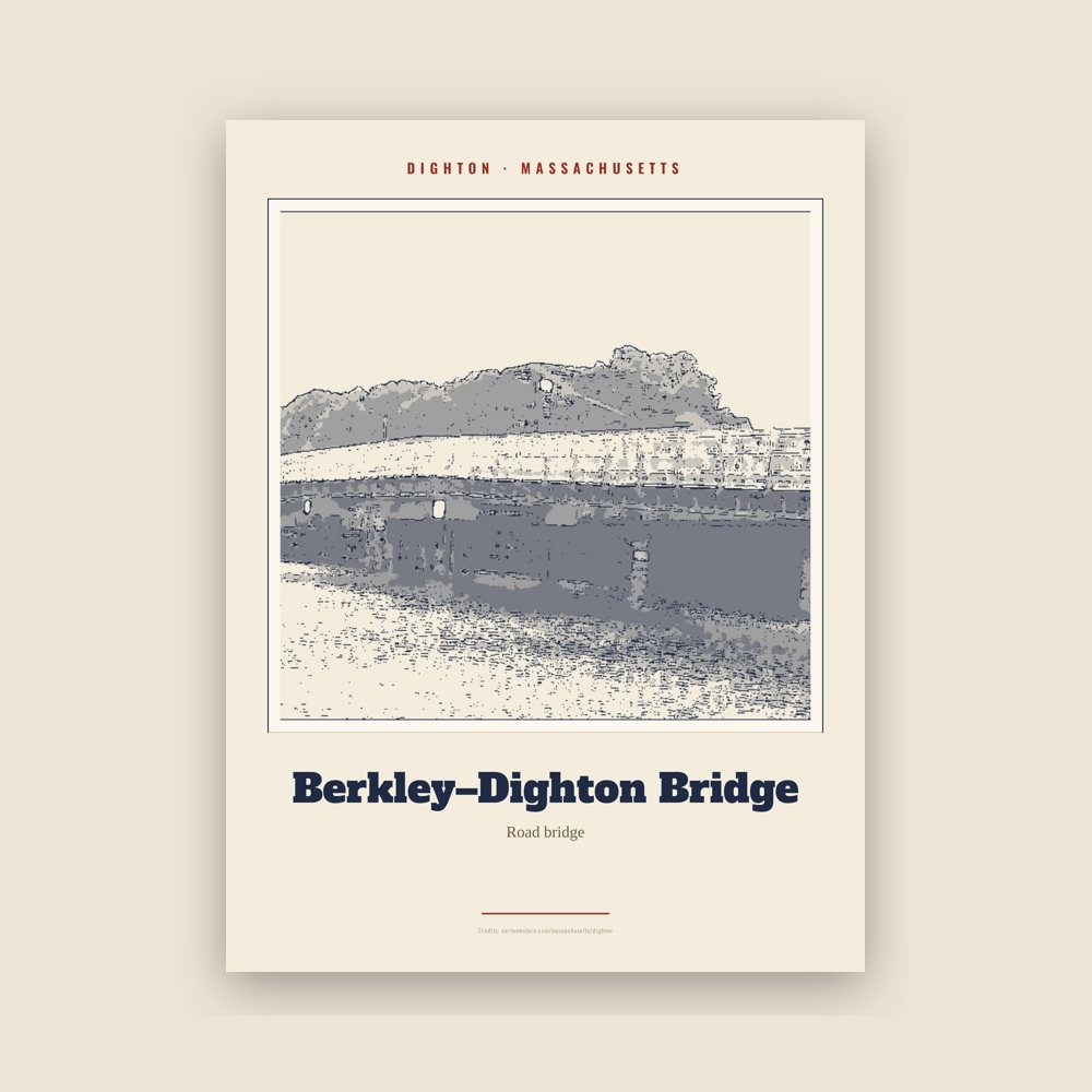 Dighton Berkley–Dighton Bridge Landmark Print