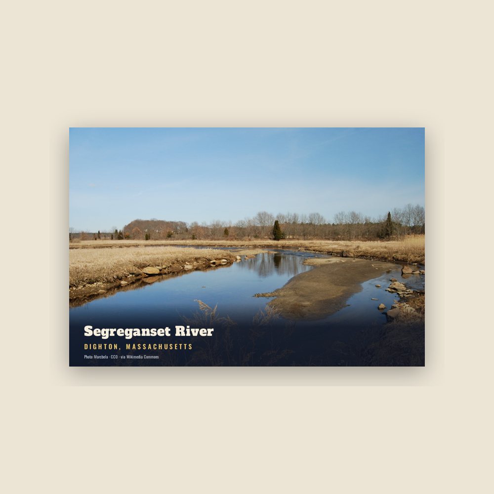 Dighton Segreganset River Postcard