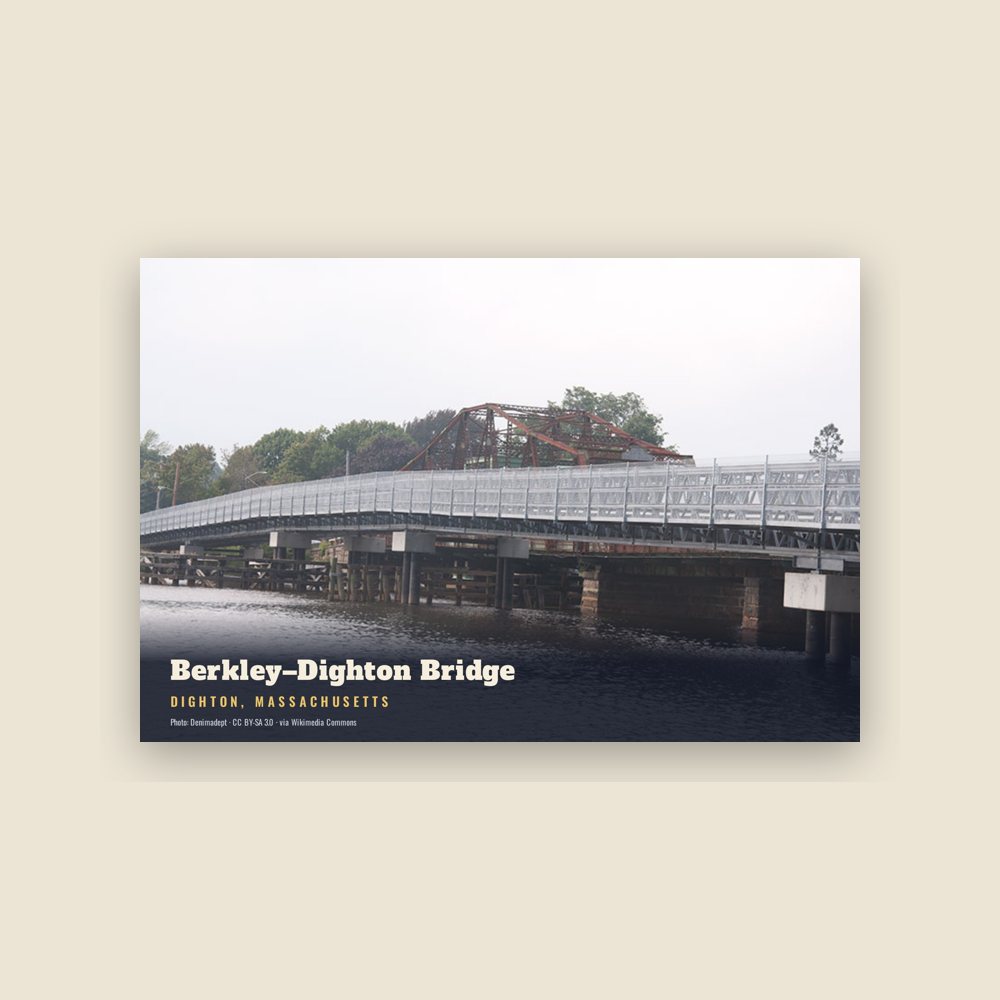 Dighton Berkley–Dighton Bridge Postcard