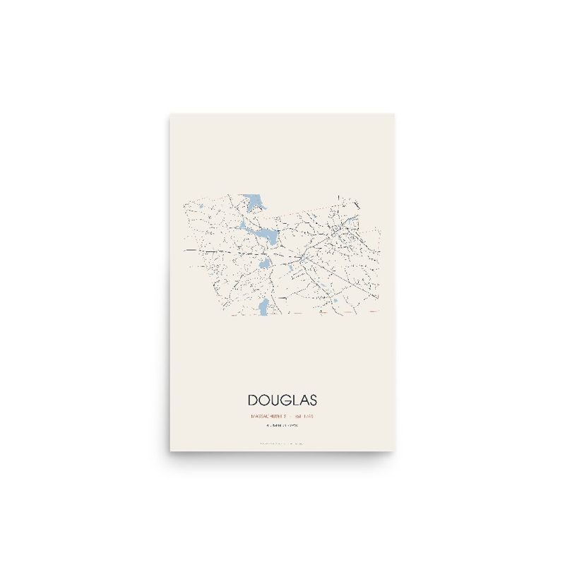 Douglas Street Map Poster · Linen