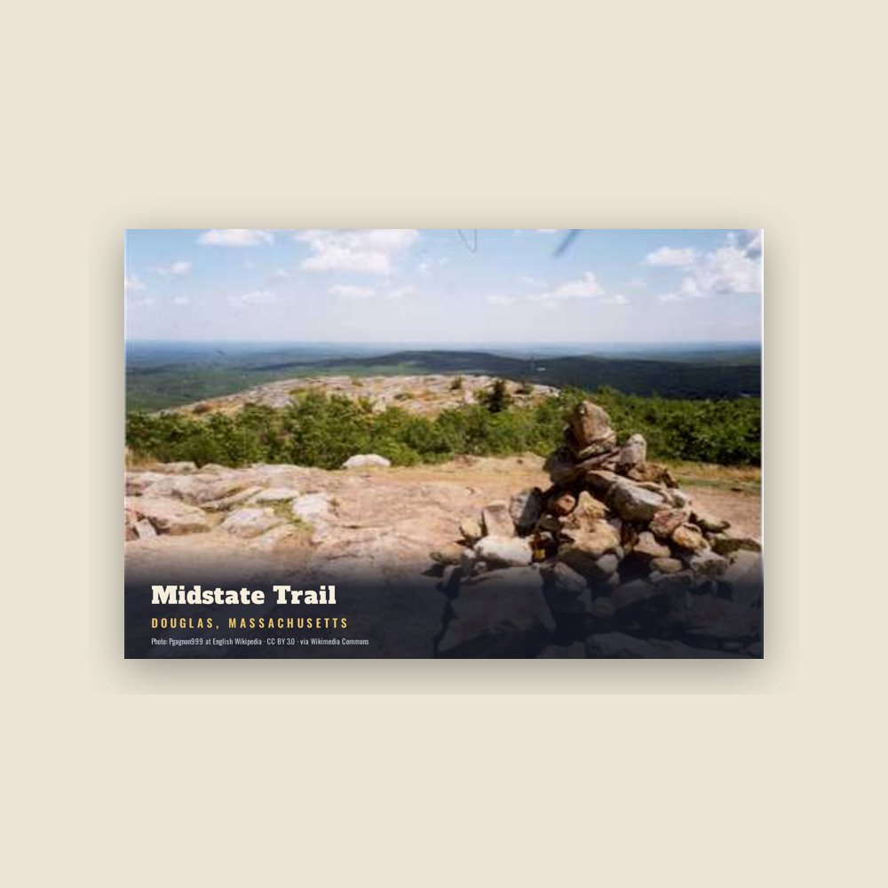Douglas Midstate Trail Postcard