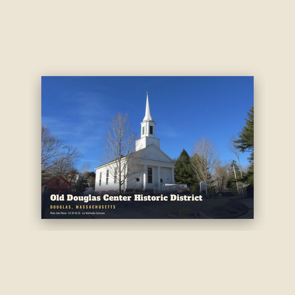 Douglas Old Douglas Center Historic District Postcard