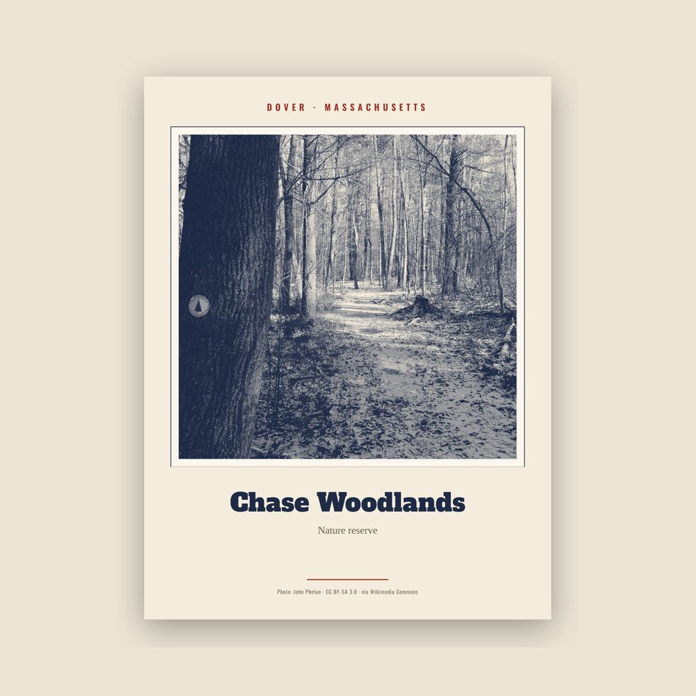 Dover Chase Woodlands Landmark Print
