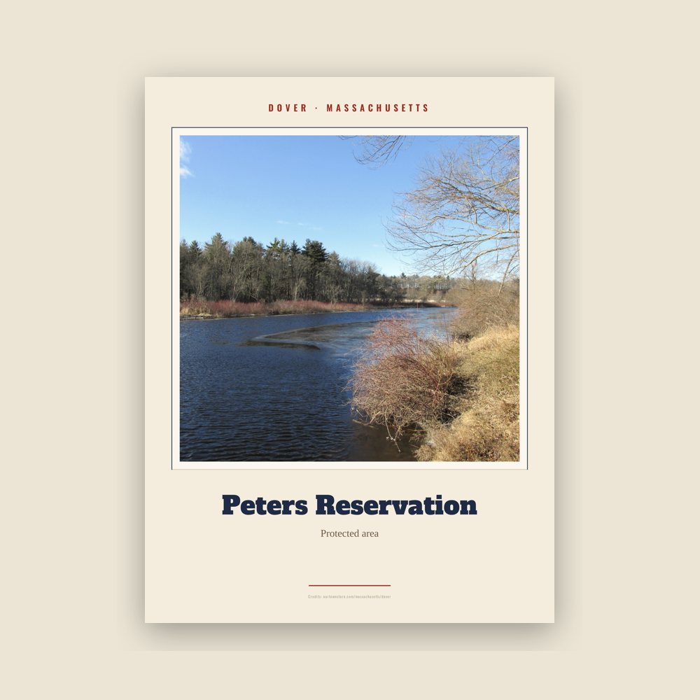 Dover Peters Reservation Landmark Print