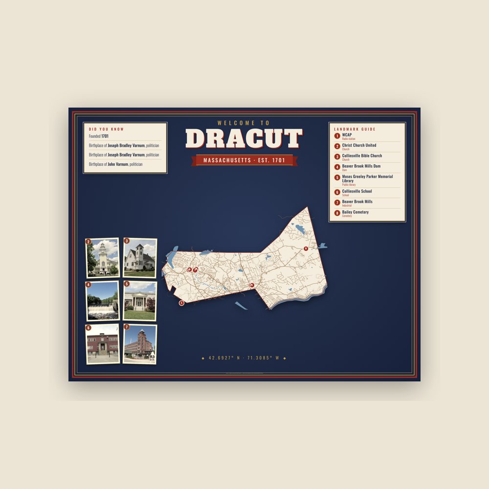 Dracut Map Placemat