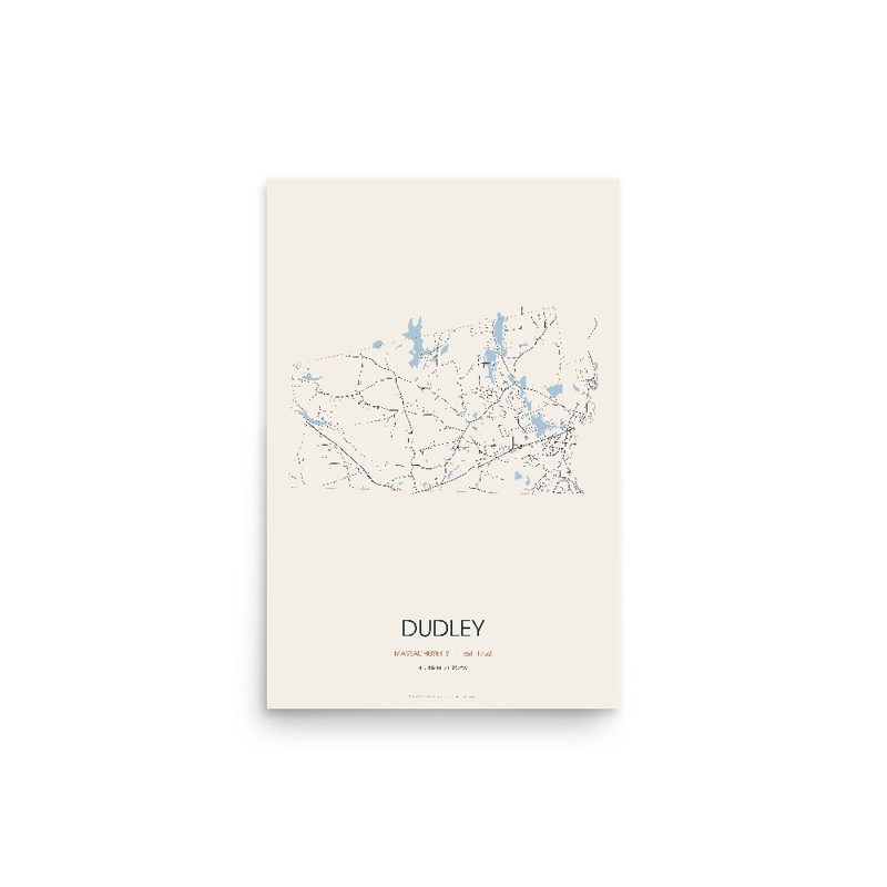 Dudley Street Map Poster · Linen