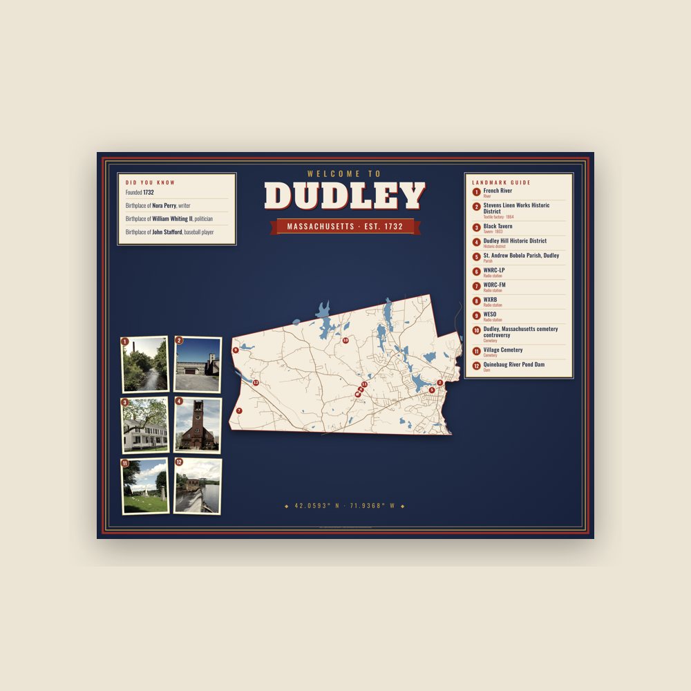 Dudley Map Placemat