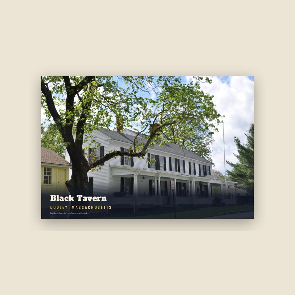 Dudley Black Tavern Postcard