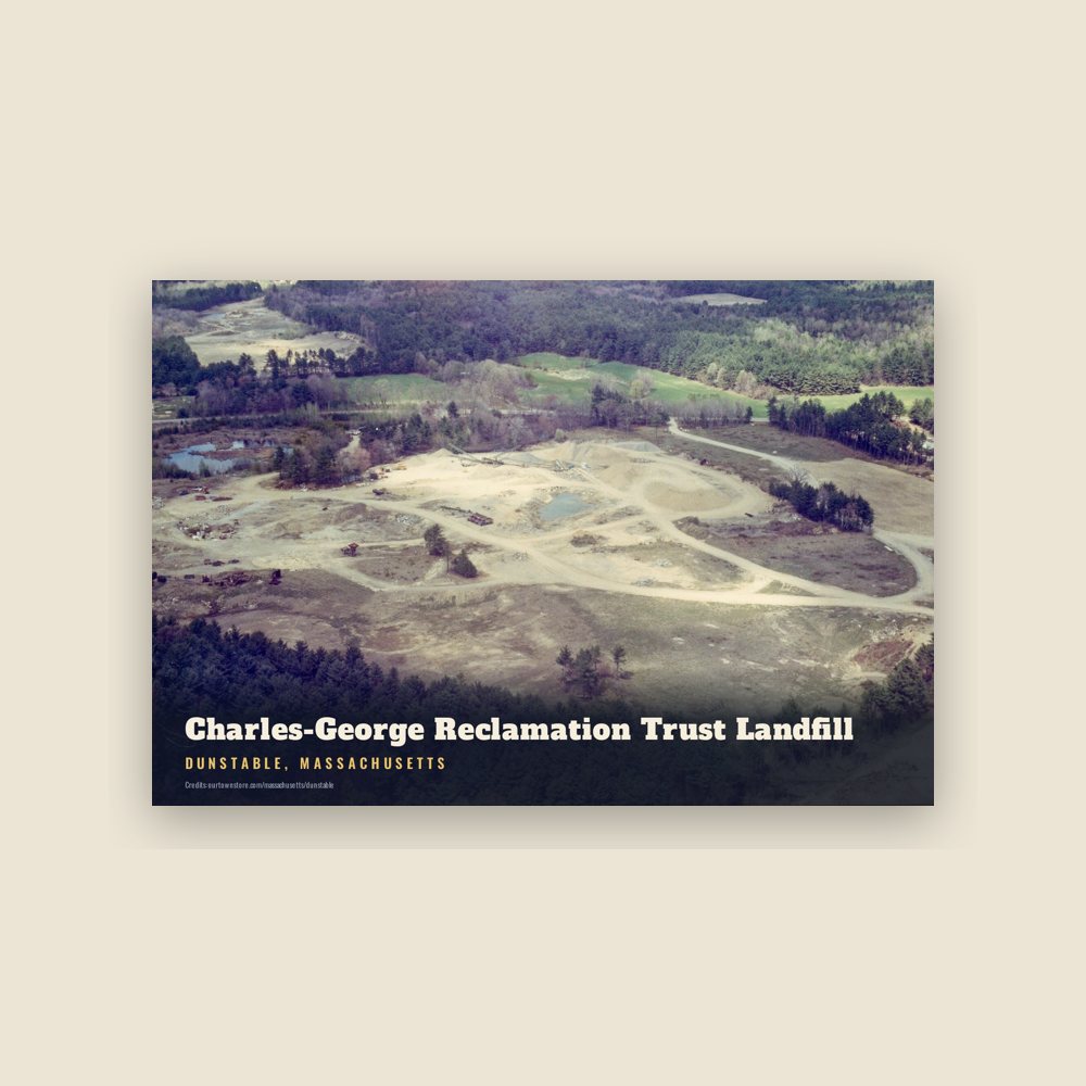 Dunstable Charles-George Reclamation Trust Landfill Postcard