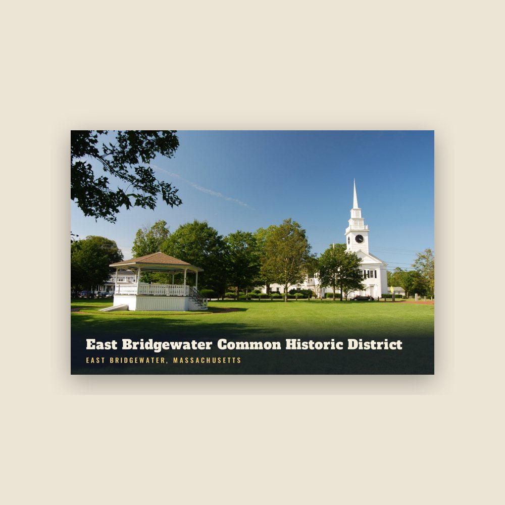 East Bridgewater East Bridgewater Common Historic District Postcard