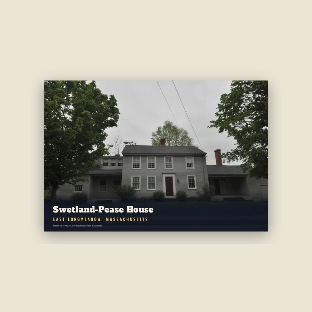 East Longmeadow Swetland-Pease House Postcard