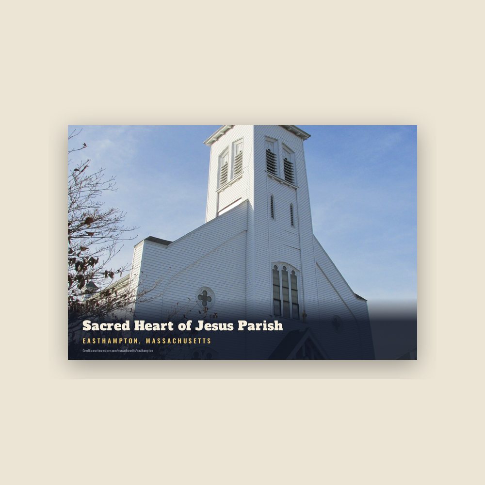 Easthampton Sacred Heart of Jesus Parish Postcard