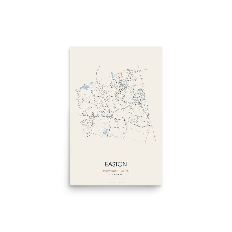 Easton Street Map Poster · Linen