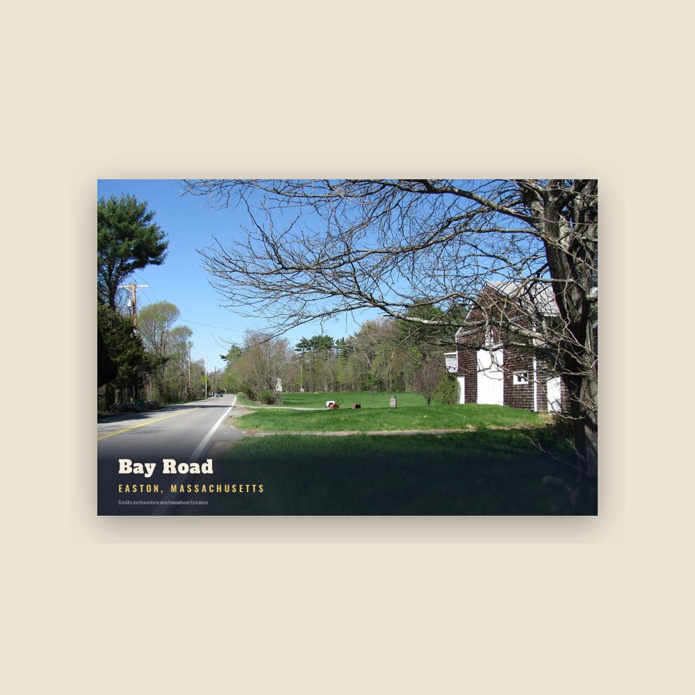 Easton Bay Road Postcard